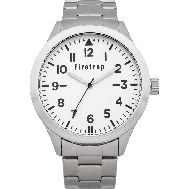 Firetrap Mens Silver Steel Bracelet Watch