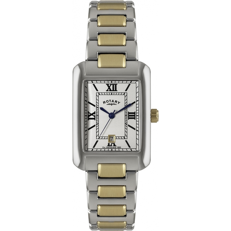 Rotary Mens Timepieces Two Tone Watch