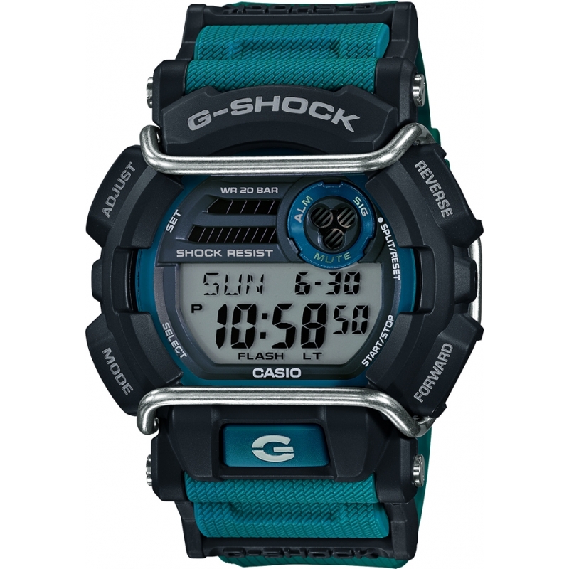 Casio Mens G-Shock Blue Resin Strap Watch