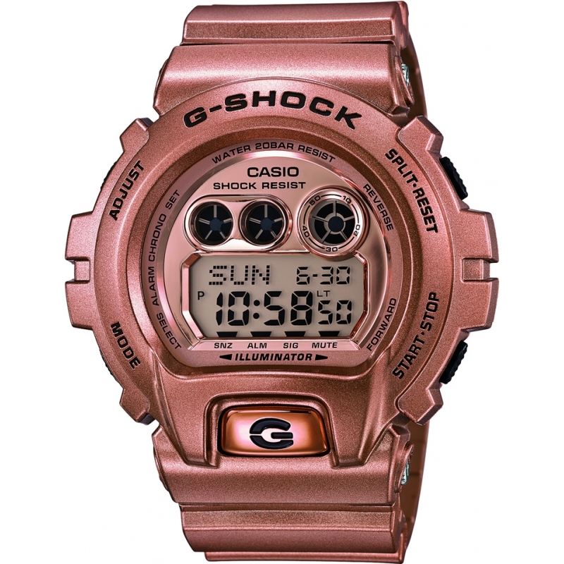 Casio Mens G-Shock Rose Gold Resin Strap Combi Watch