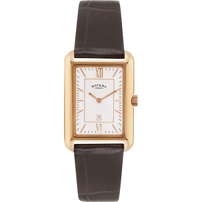 Rotary Mens Timepieces Champagne Brown Watch
