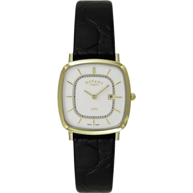 Rotary Mens Ultra Slim Gold Plated Watch