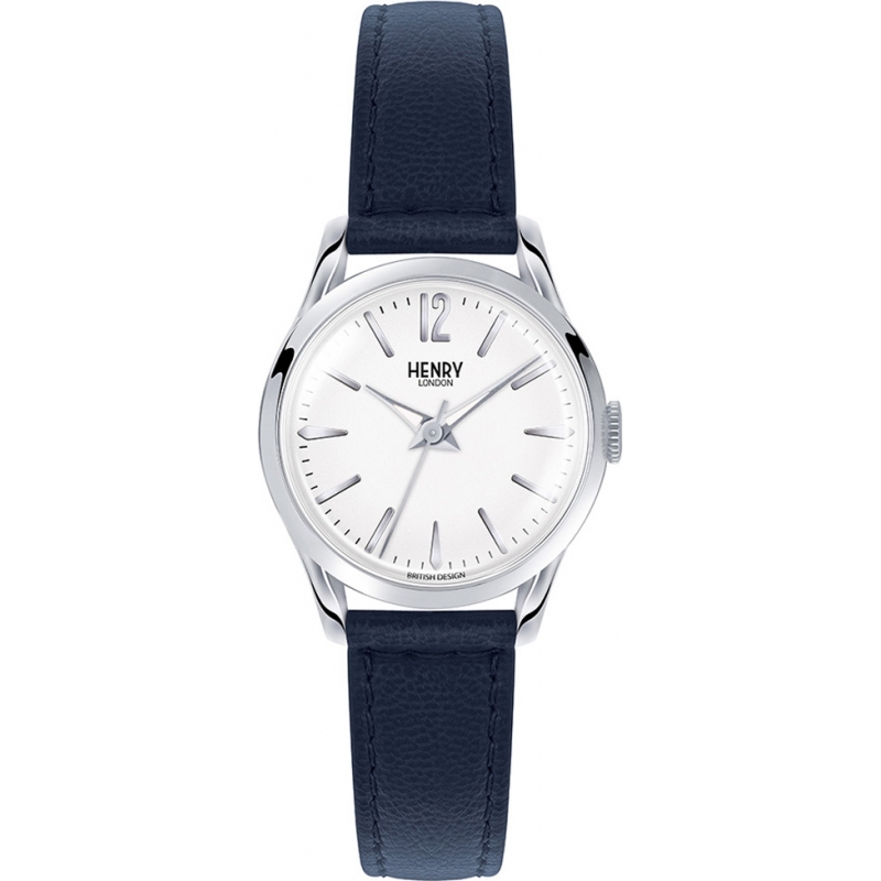 Henry London Ladies Knightsbridge White Blue Watch