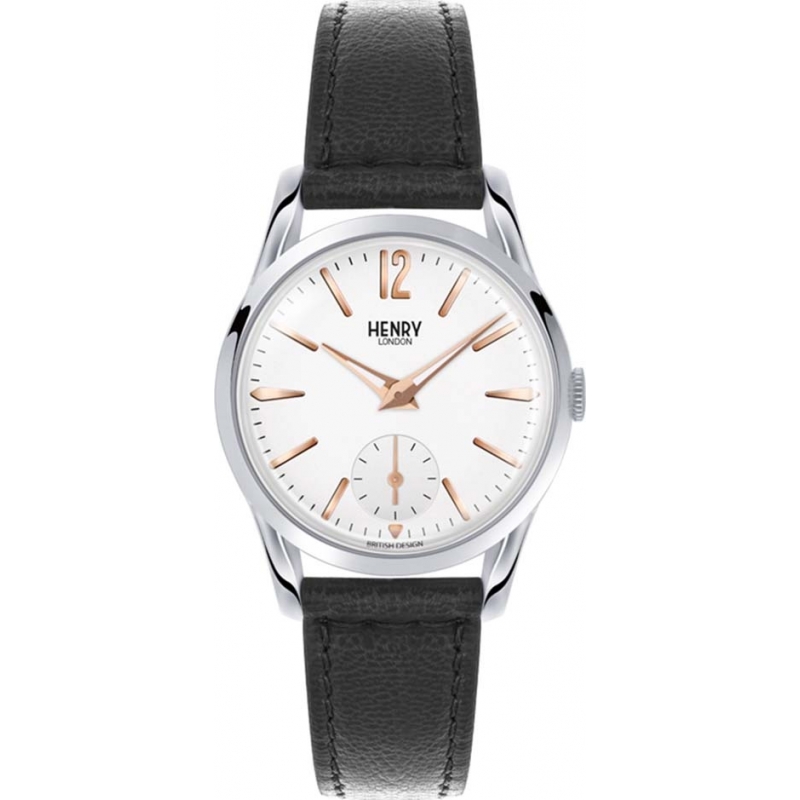 Henry London Ladies Highgate White Black Watch