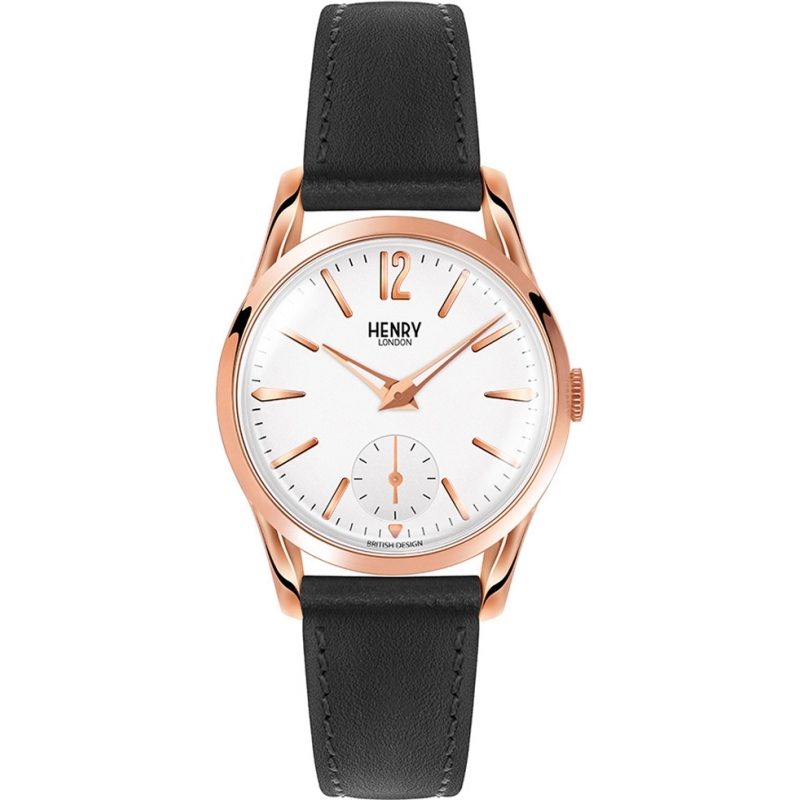 Henry London Ladies Richmond White Black Watch