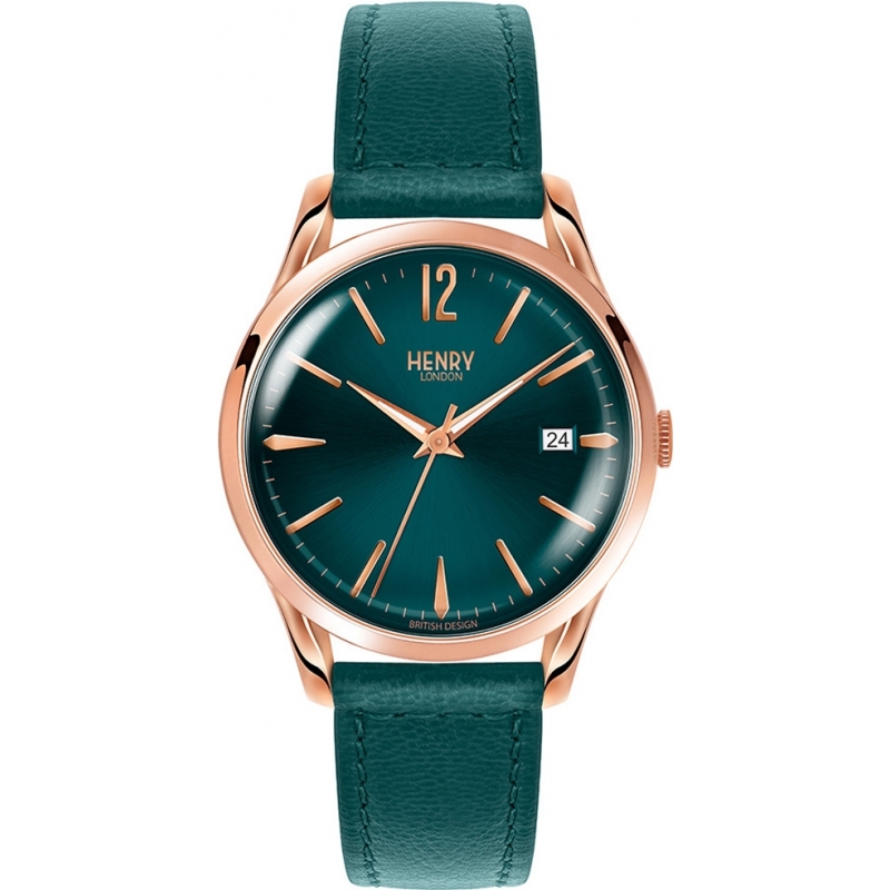 Henry London Ladies Stratford Mallard Green Watch