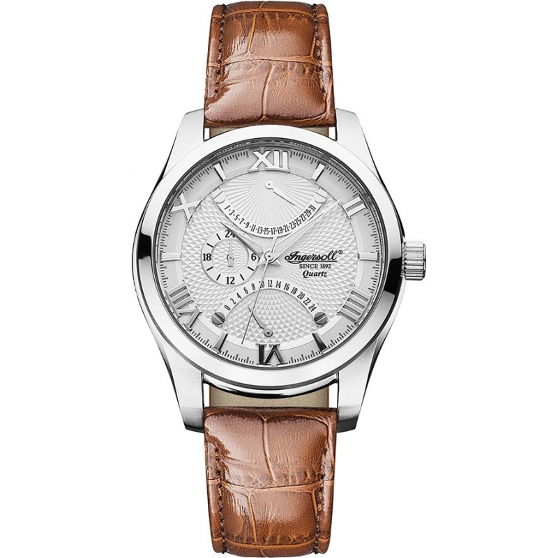 Ingersoll Mens Burlington White Brown Watch