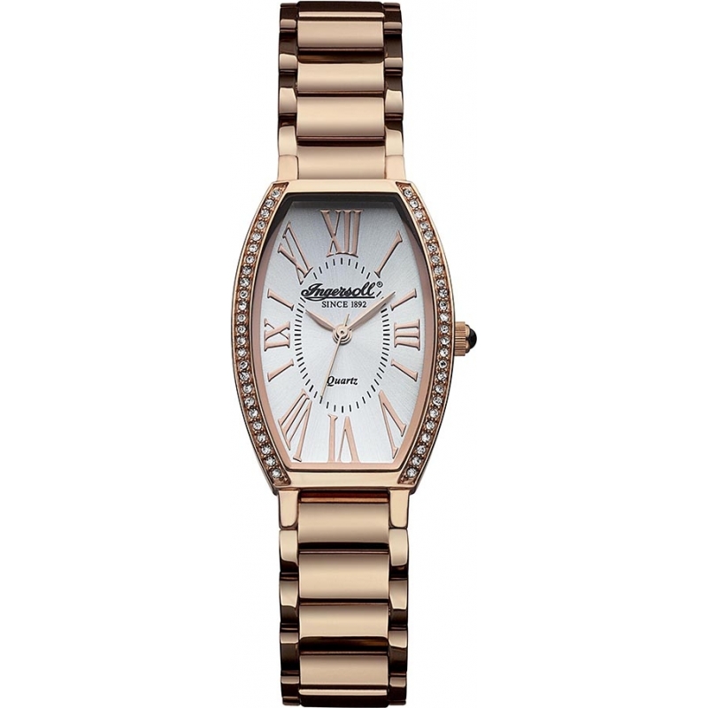 Ingersoll Ladies Lansing Silver Rose Gold Watch