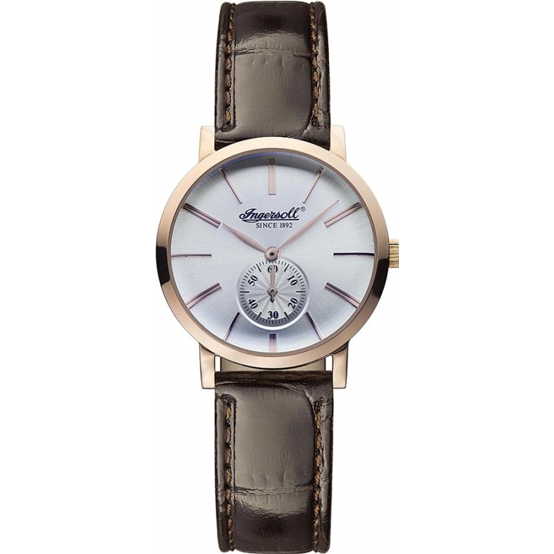 Ingersoll Mens Springfield White Brown Watch