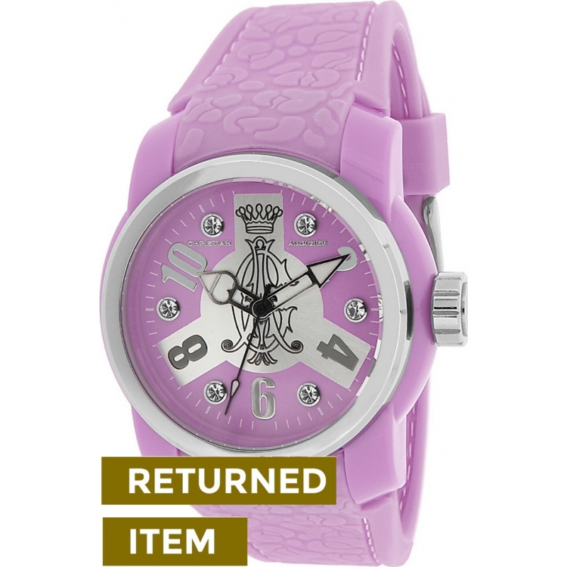 Christian Audigier Vortex Purple Watch
