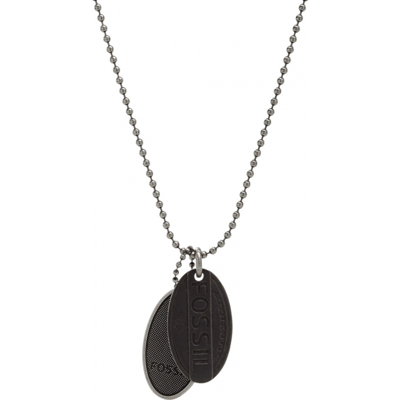 Fossil Mens Dog Tag Pendant Necklace