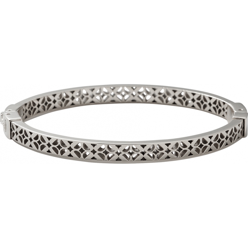 Fossil Ladies Iconic Silver Bangle