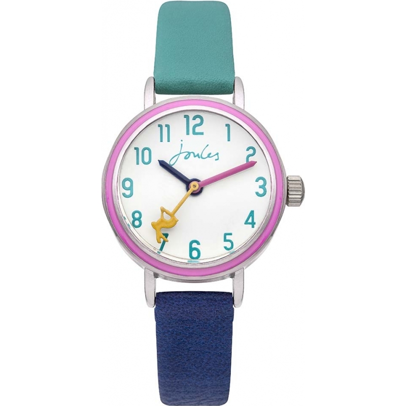 Joules Girls Mixed Colour Rubber Strap Watch