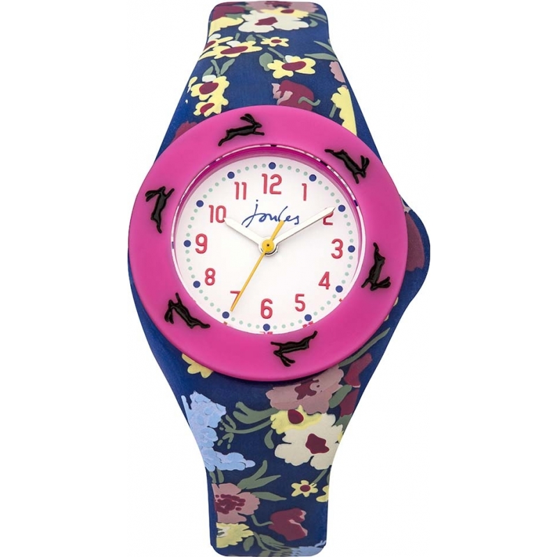 Joules Boys Pop Out Watch with Printed and Plain Interchangeable Straps