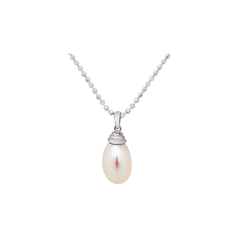 Claudia Bradby Peregrina White Pearl Drop Necklace