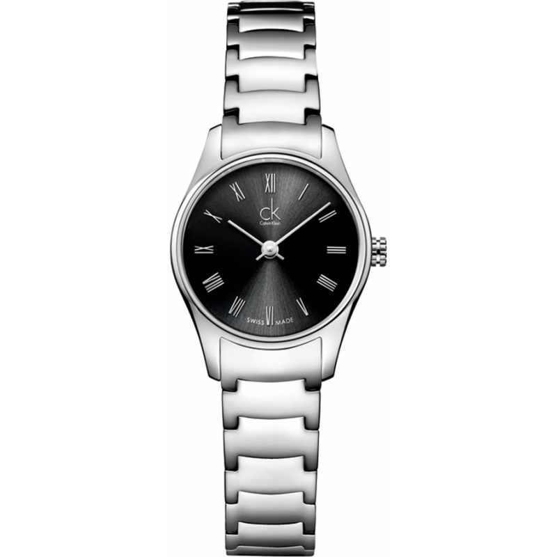 Calvin Klein Ladies Classic Black Silver Watch