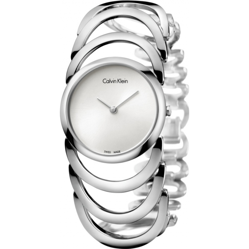 Calvin Klein Ladies Body Silver Watch