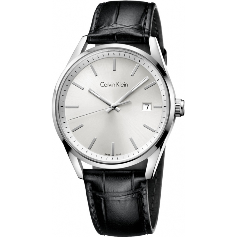 Calvin Klein Mens Formality Silver Black Watch