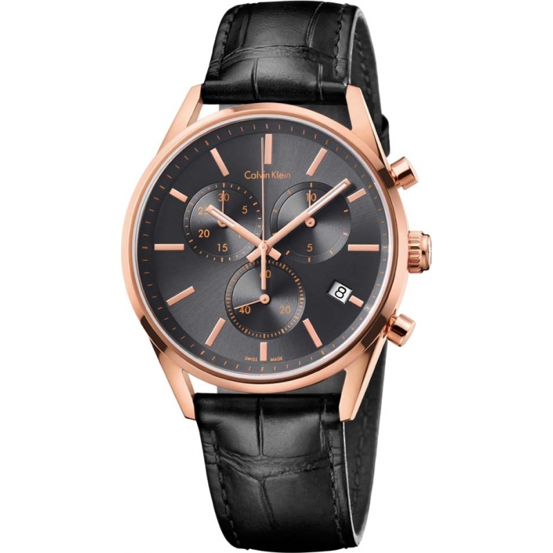 Calvin Klein Mens Formality Black Chrono Watch