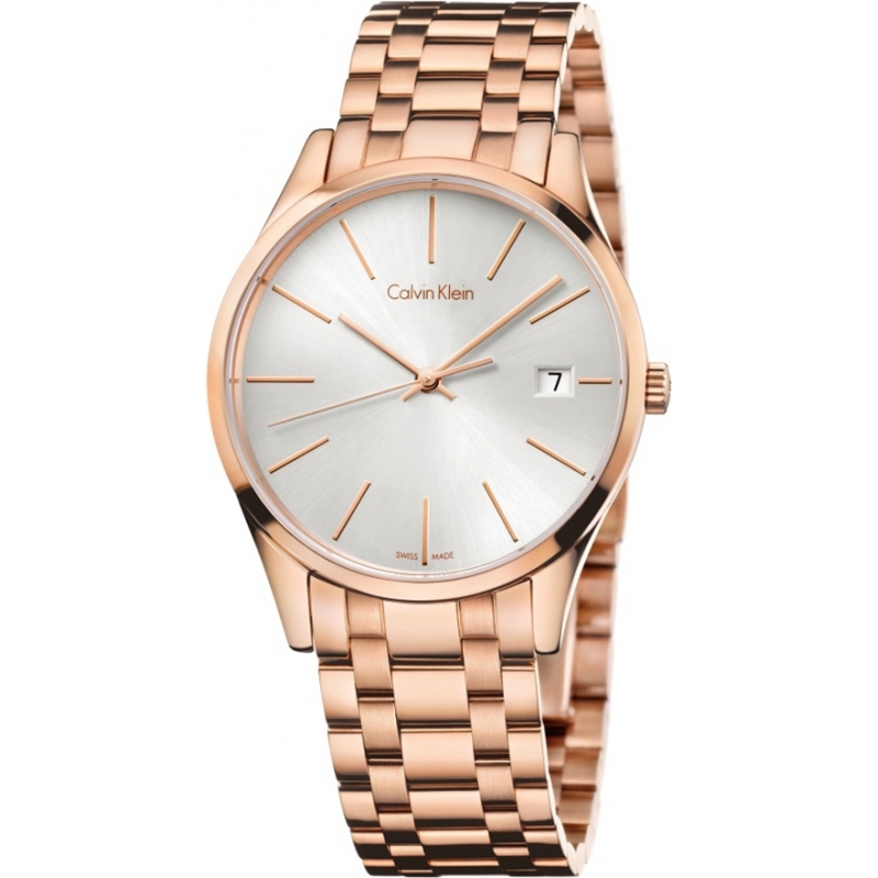 Calvin Klein Ladies Time Rose Gold PVD Watch