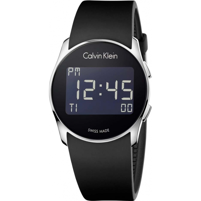 Calvin Klein Future Silicone Digital Black Watch