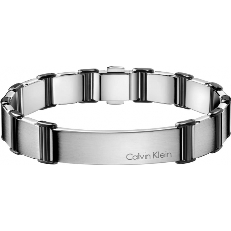 Calvin Klein Mens Invigorate Black Adjustable Bracelet