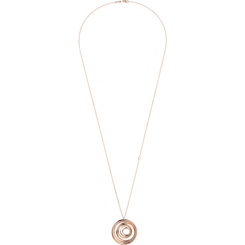 Calvin Klein Ladies Sumptuous Rose Gold Pendant Necklace