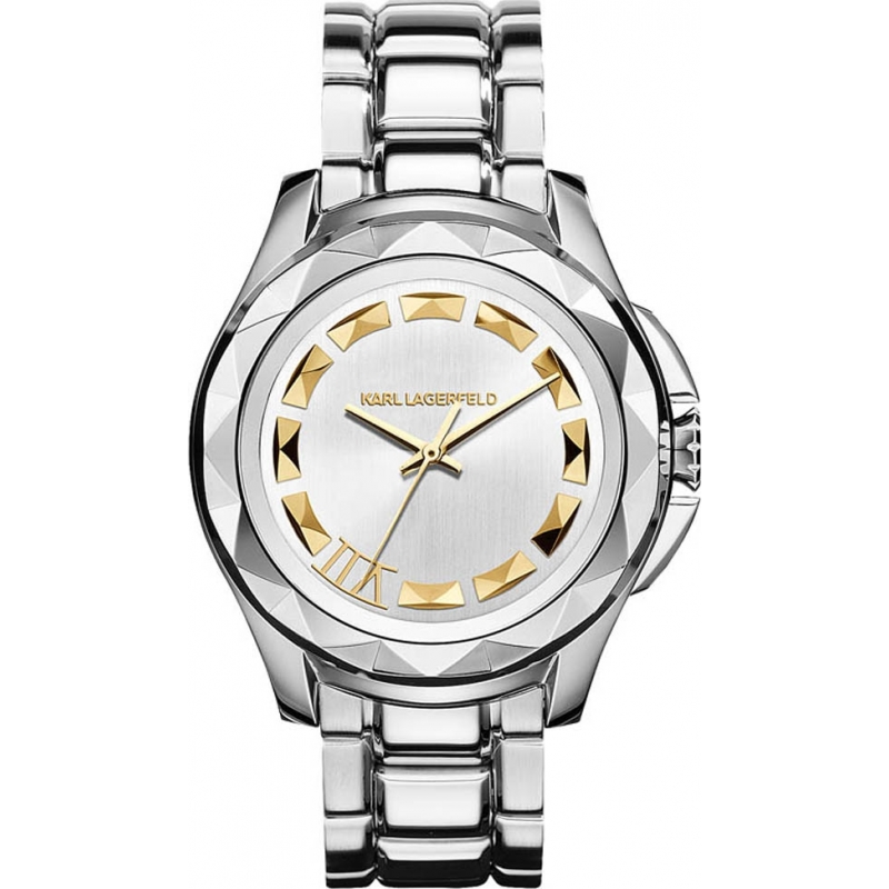 Karl Lagerfeld Ladies Karl 7 Silver Steel Bracelet Watch
