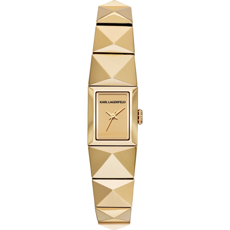 Karl Lagerfeld Perspektive Gold Steel Bracelet Watch
