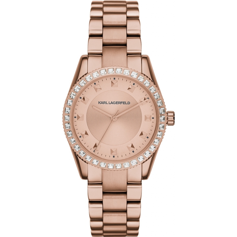 Karl Lagerfeld Joleigh Rose Gold Steel Bracelet Watch