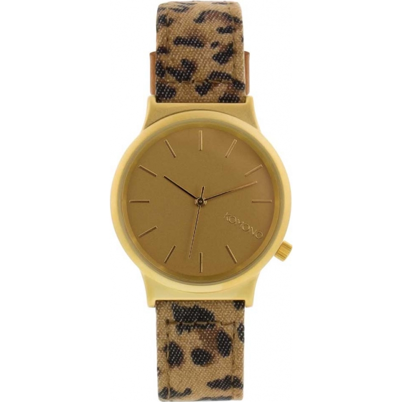 Komono Wizard Print Series Leopard Watch