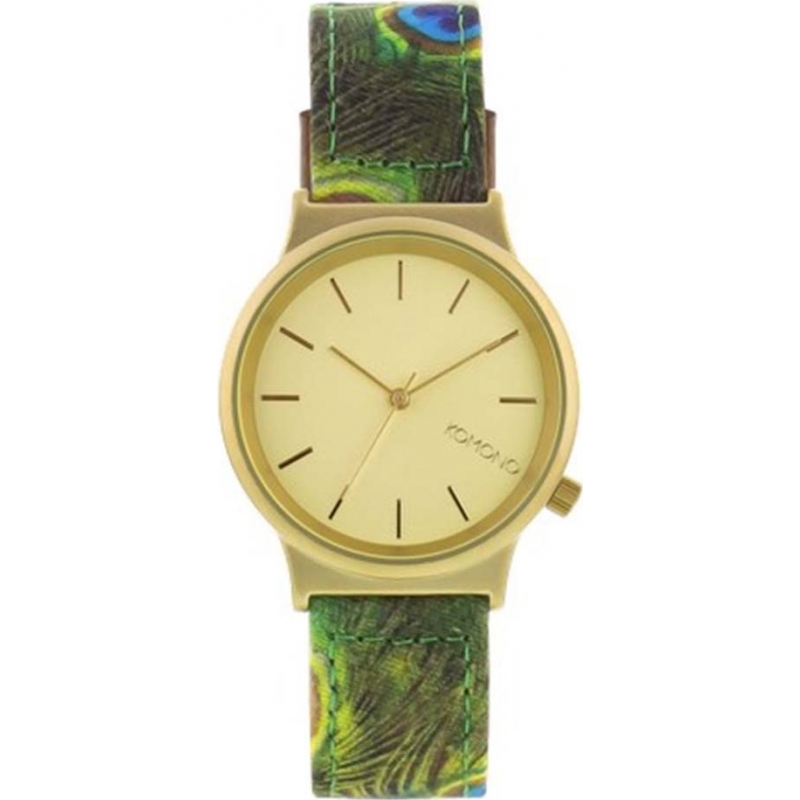 Komono Wizard Print Series Peacock Watch