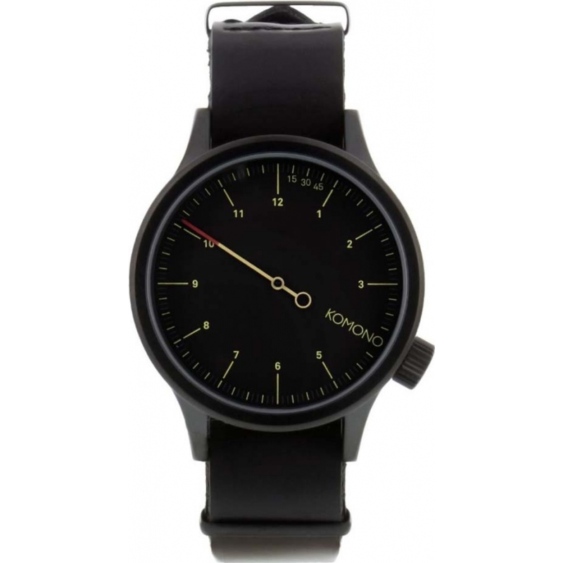 Komono Mens The One Black Watch