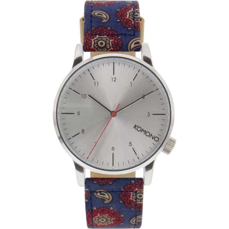 Komono Mens Winston Print Series Paisley Foulard Watch