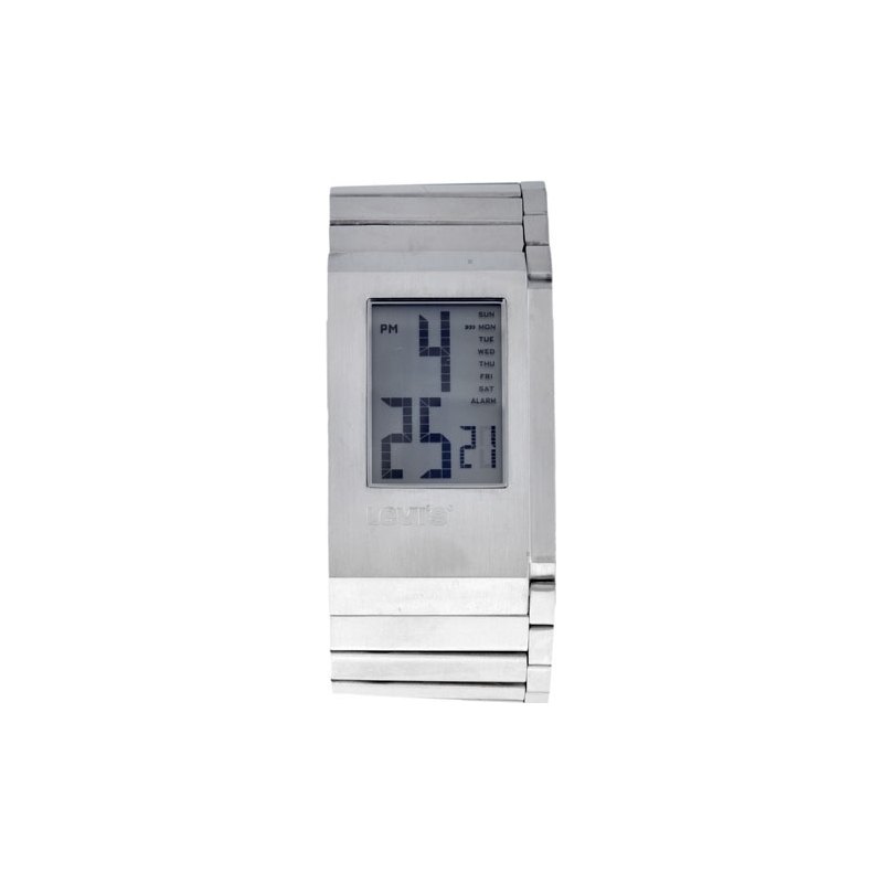 Levis Unisex Digital Display Stainless Steel Bracelet Watch