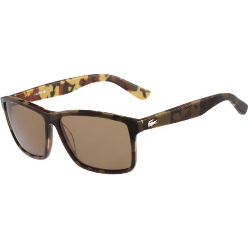 Lacoste Mens L705S Brown Camouflage Sunglasses