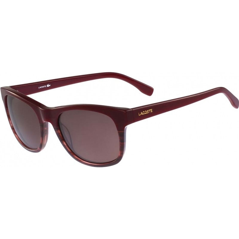 Lacoste L779S Burgundy Striped Sunglasses