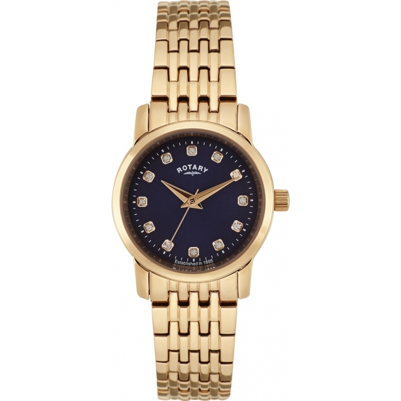 Rotary Ladies Timepieces Sloane Rose Gold Steel Bracelet Watch