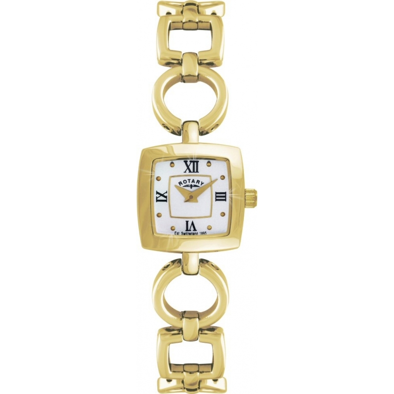 Rotary Ladies Timepieces Champagne Gold Plated Watch