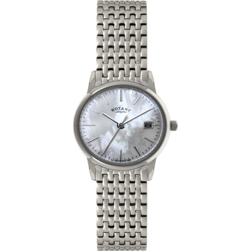 Rotary Ladies Timepieces Silver Steel Bracelet Watch