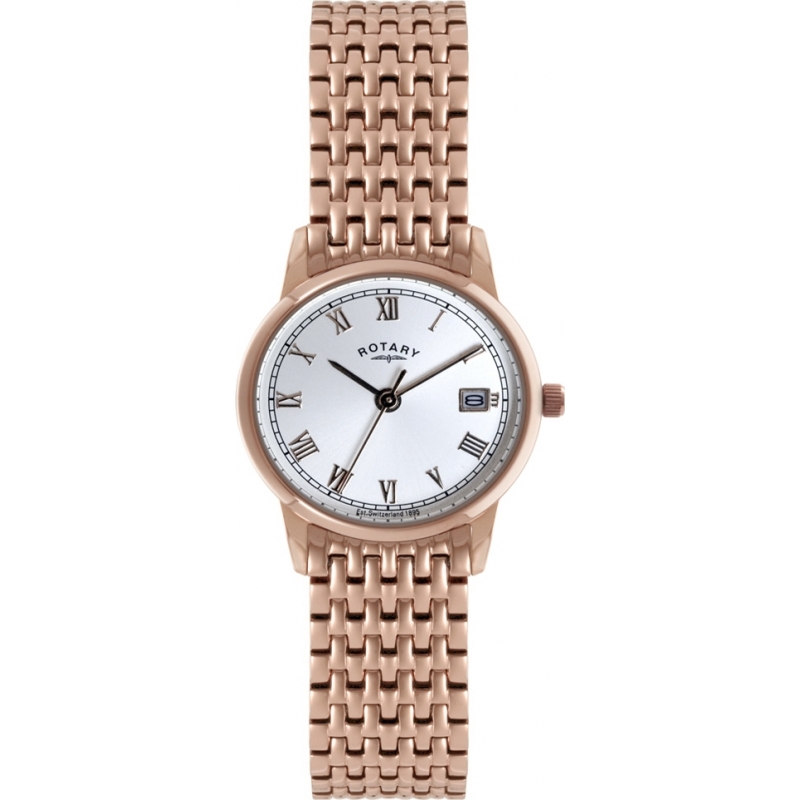 Rotary Ladies Timepieces Rose Gold Plated Watch