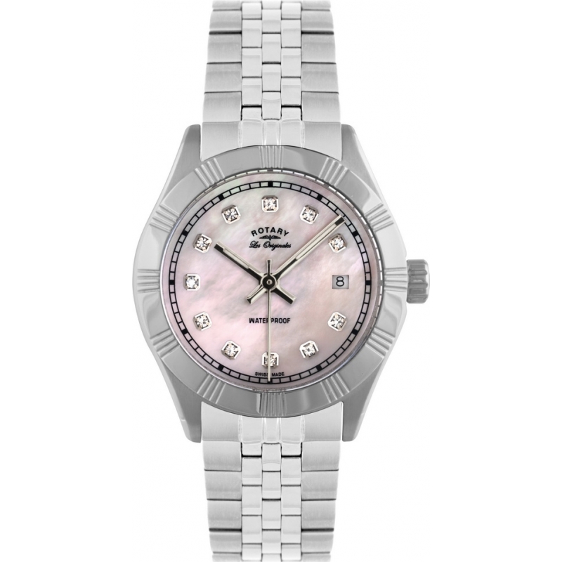 Rotary Ladies Les Originales Crystals Steel Watch