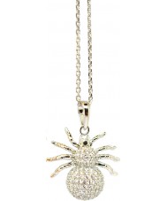 Women's Babette Wasserman Spider Silver Necklace