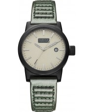 Watches Barbour Mens Halsted Green Leather Strap Watch