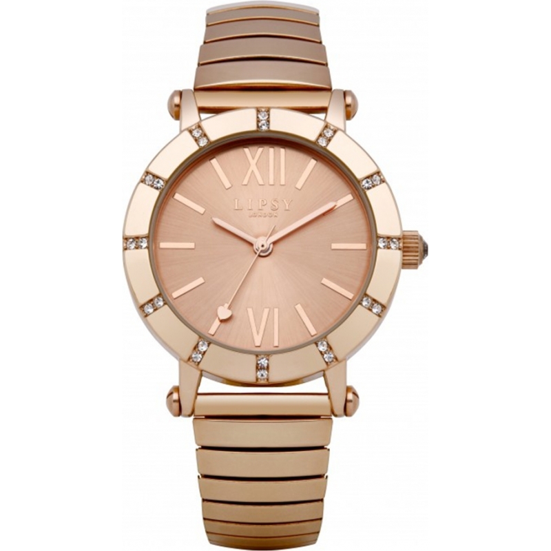 Lipsy Ladies Rose Gold Expander Bracelet Watch