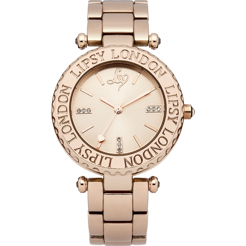 Lipsy Ladies All Rose Gold Bracelet Watch