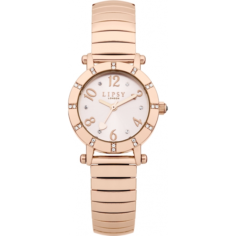 Lipsy Ladies Rose Gold Steel Bracelet Watch