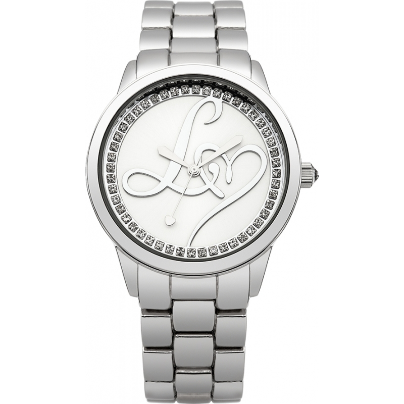 Lipsy Ladies All Silver Bracelet Watch