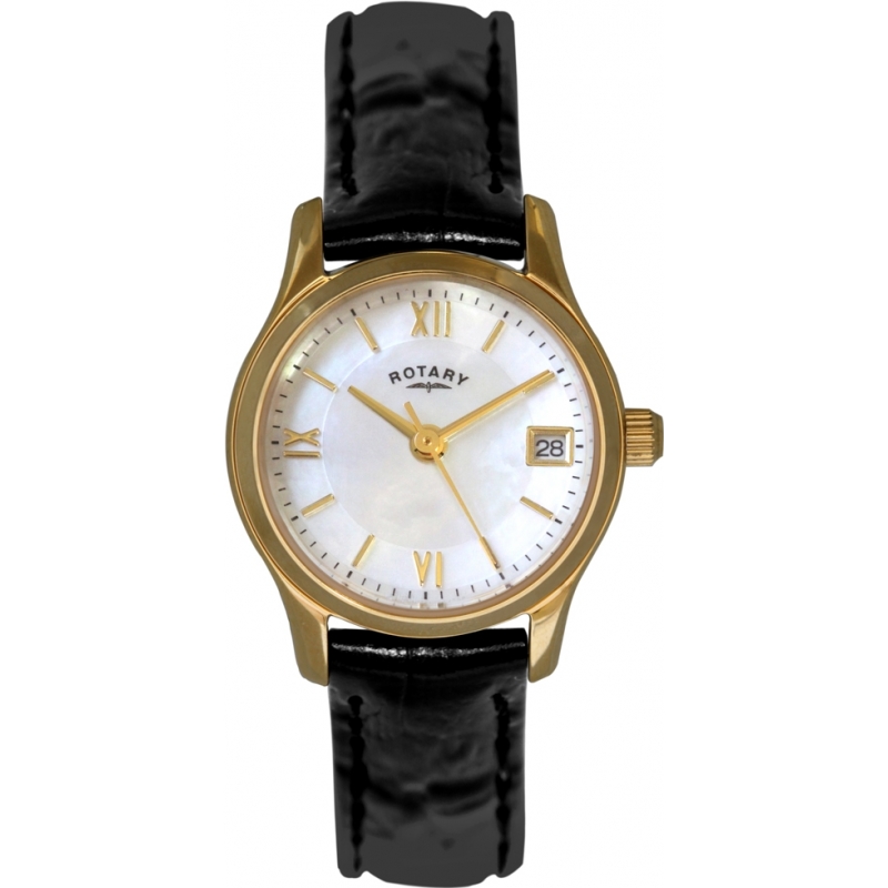 Rotary Ladies Timepieces Eco Dress Gold Plated Watch