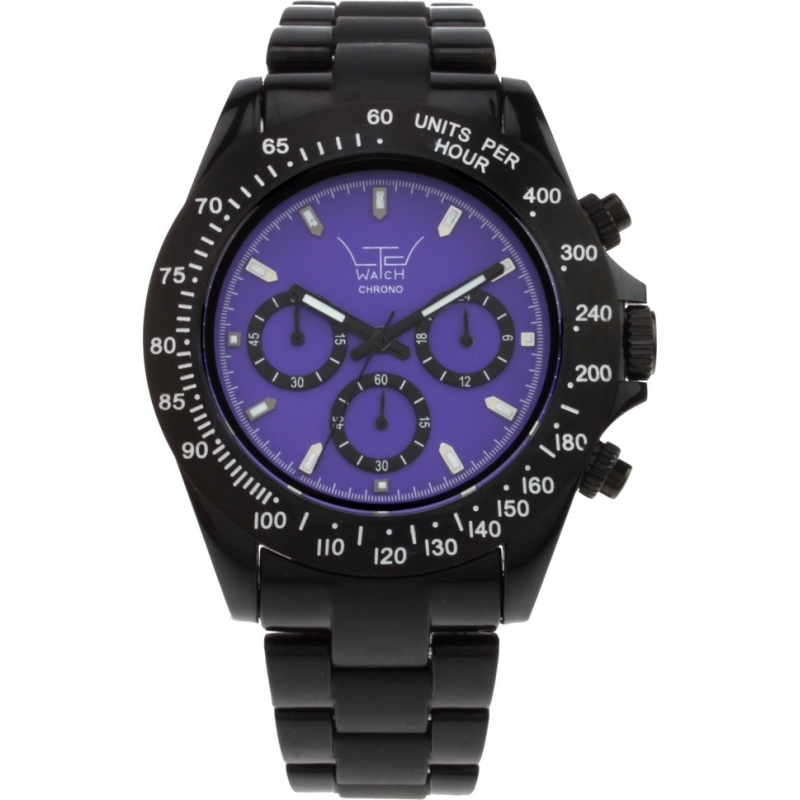 LTD Watch Purple Black Chronograph Watch